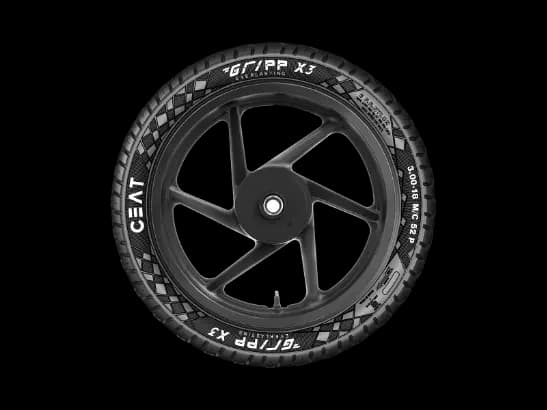 CEAT MotorCycle Tyre 100/90-17 Gripp*3 (4)