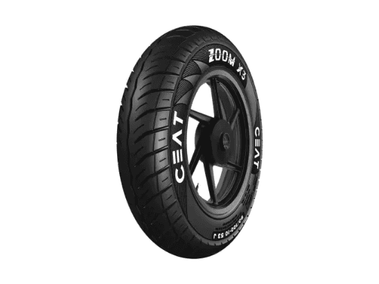 CEAT MotorCycle Tubeless Tyre 90/90-12 Zoom*3 (F)