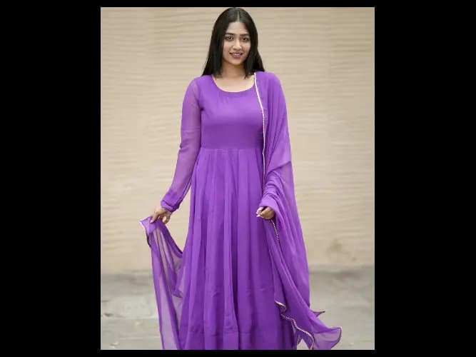 Jaisalmer Violet (Kurti+Dupatta)