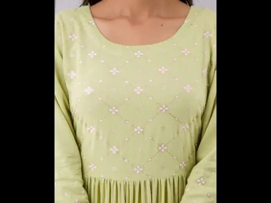 Floral Printed Round-Neck Dress (3)