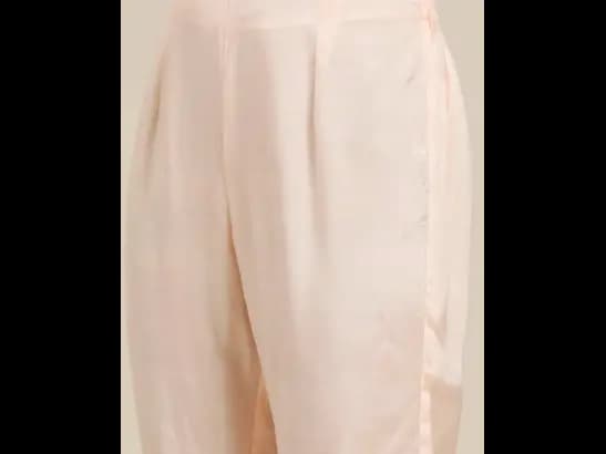 Pleated Sequinned Kurta with Trousers & Dupatta (4)