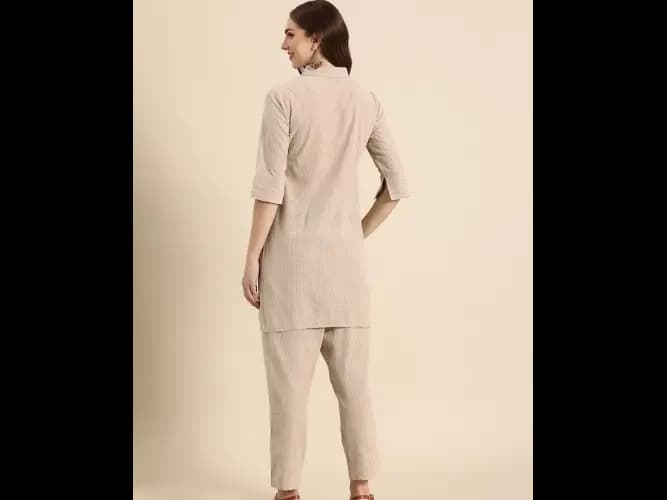 Regular Pure Cotton Kurta with Trousers (6)