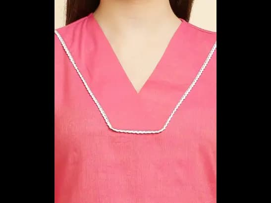 Women Regular Fit V-Neck Top (3)