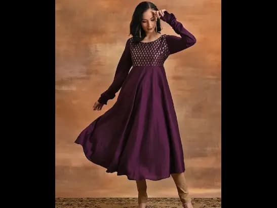 Ethnic Motifs Printed Anarkali Kurta