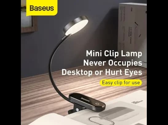 Baseus Comfort Reading Mini Clip Lamp Dark Gray – DGRAD-0G- 6 Months Warranty (4)