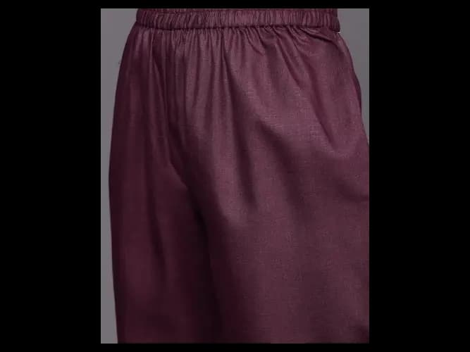 Regular Kurta With Trousers & Dupatta (5)