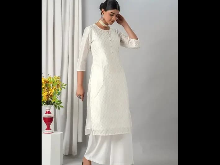 Ethnic Motifs Printed Kurta with Palazzos (3)