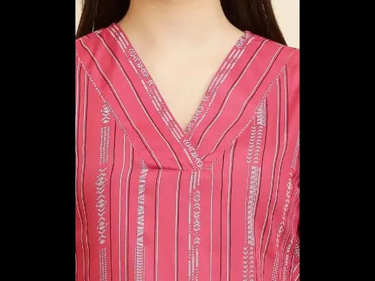 Women Striped Regular Fit Top (3)