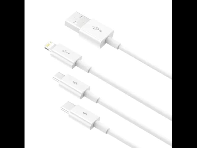 Baseus Superior Series 1m Fast Charging Data Cable USB to M L C 3.5A Stellar White – P10320105221-00 – 6 Months Warranty (7)