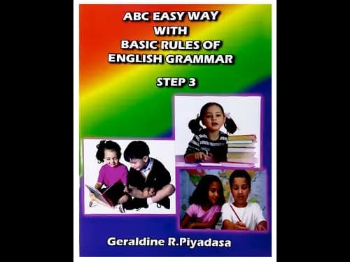 ABC Easy way with Basic Rules of English Grammar – Step 3
