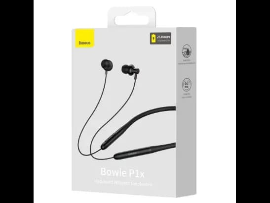Baseus Bowie P1x In-ear Neckband Wireless Earphones Black – NGPB010001- 6 Months Warranty (5)