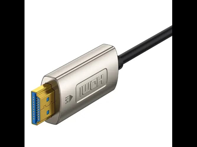 Baseus 15m 4K High Definition Series Optic Fiber HDMI to HDMI Adapter Cable Black – WKGQ050201 – 6 Months Warranty (2)