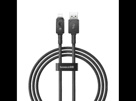 Baseus Unbreakable Series Fast Charging Data Cable USB to iP 2.4A 1m Cluster Black - P10355802111-00