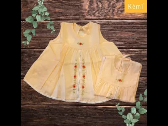 KEMI ALICE | NEWBORN DRESS | 100% COTTON | EXPORT QUALITY (3)