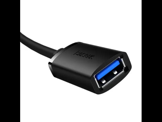 Baseus 5m AirJoy Series USB3.0 Extension Cable Cluster Black – B00631103111-05 – 6 Months Warranty (4)