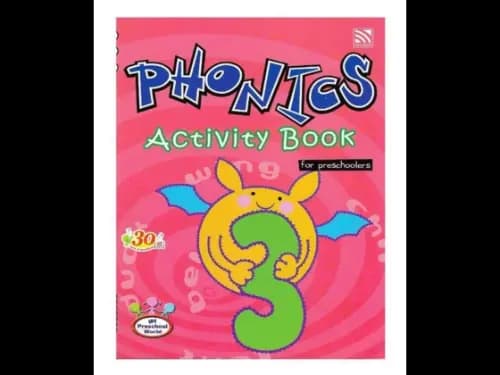 Phonics Activity Book 3 For Preschoolers