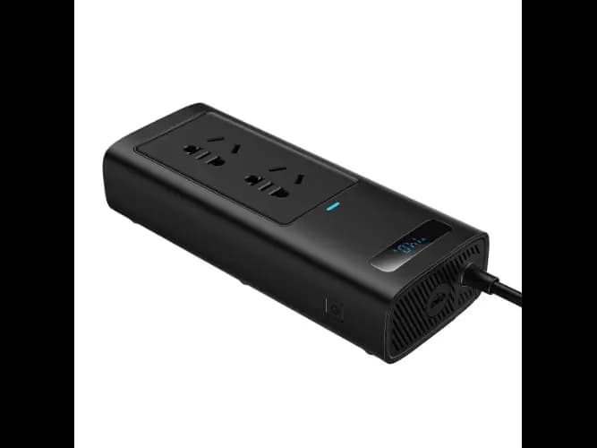 Baseus Power Inverter Pro 150W Car Current Converter – Black- 6 Months Warranty (2)
