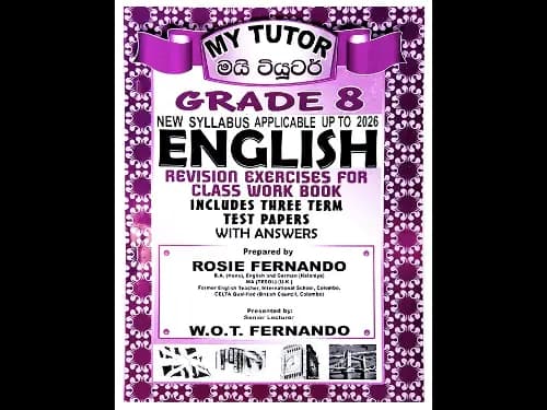 GRADE 08 – ENGLISH
