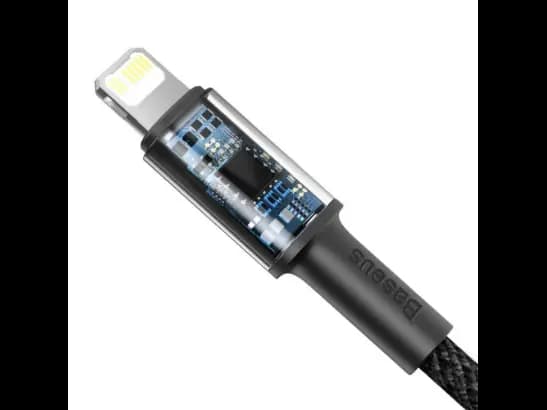 Baseus High Density 1M 20W Braided Fast Charging Data Cable Type-C to iP PD Black – CATLGD-01- 6 Months Warranty (2)