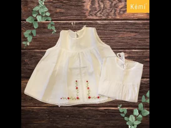 KEMI ALICE | NEWBORN DRESS | 100% COTTON | EXPORT QUALITY (5)