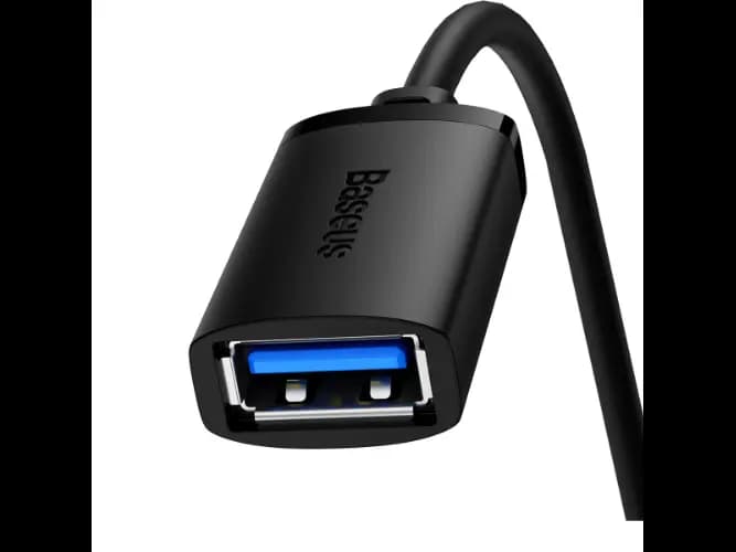 Baseus 5m AirJoy Series USB3.0 Extension Cable Cluster Black – B00631103111-05 – 6 Months Warranty (2)