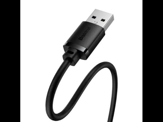 Baseus 5m AirJoy Series USB3.0 Extension Cable Cluster Black – B00631103111-05 – 6 Months Warranty (3)