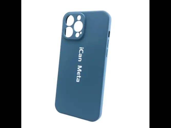 IPhone 13promax Navy blue soft case phone cover/ Backcover (5)