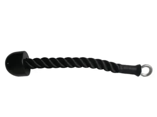 Single Rope 38cm (CA) - Heavy duty nylon braided rope , With ring attachment, easily to do cable kickbacks