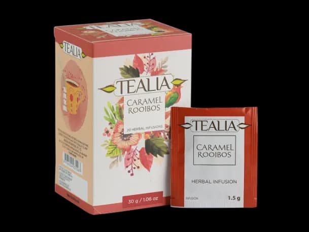 Tealia regular range -Caramel Rooibos1.5 g x 20