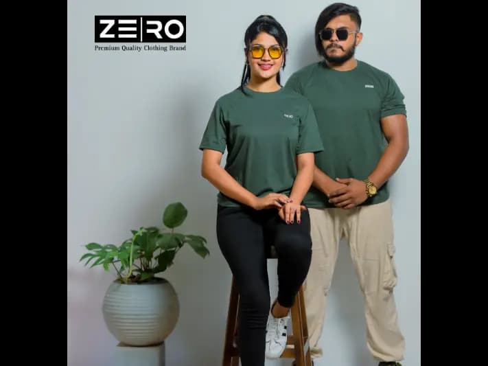 Comfort Fit Crew Neck Short Sleeve T-Shirts - Army Green (3)