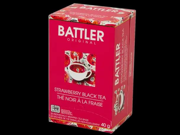 BATTLER ORIGINAL - ENVELOPE TEA BAG- STRAWBERRY BLACK TEA