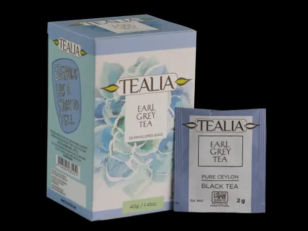 Tealia regular range - Earl Grey Tea 2g x 20