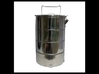 STAINLESS STEEL TIFFEN CARRIER - Easy to Carry and Portable Dishwasher Safe. Hygienic.