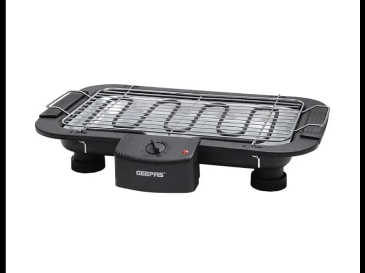 GEEPAS BBQ GRILL MODEL 877 - Auto-Thermostat Control with Overheat Protection