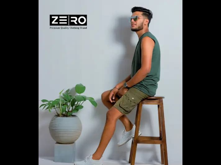 Men's Regular Fit Arm Cut - Army Green (3)