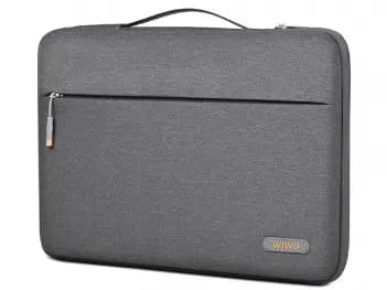 WIWU 13 Inch Pilot Laptop Sleeve Case Gray - Retractable waterproof TPU handle, firm and scratch resistant (2)