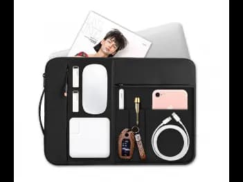 WIWU 15.6 Inch Alpha Slim Sleeve Laptop Bag - Water-resistant material, faux fur lining protection (3)