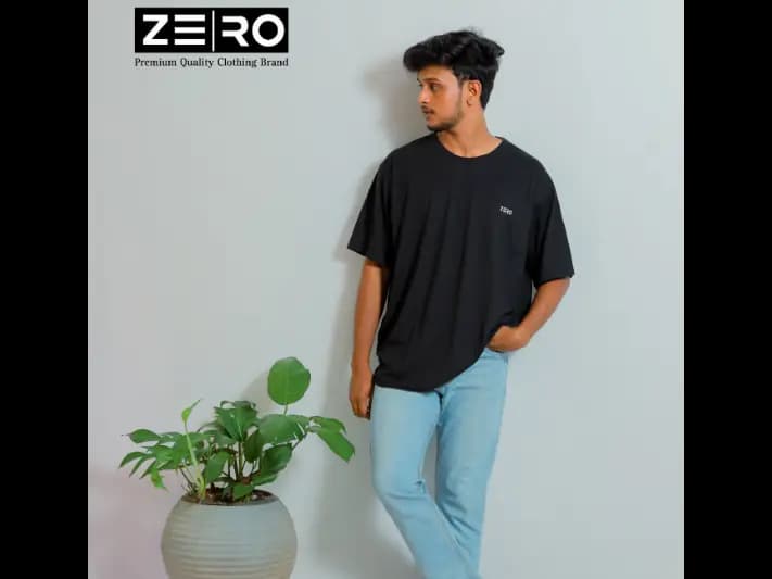 Men's Oversized Baggy T-Shirts - Black (3)