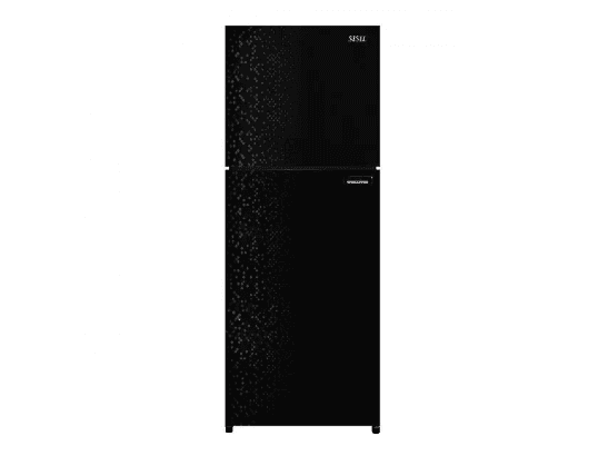 Sisil Inverter Refrigerator SL-INV-285G - Glass Finish, No Frost, Double Door, Inverter, 277L - 1 year warranty