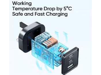 Mcdodo 67W GaN5 Mini Dual Type-C USB Port Fast Charging Pro Adapter – CH-1551 – 6 Months Warranty (3)