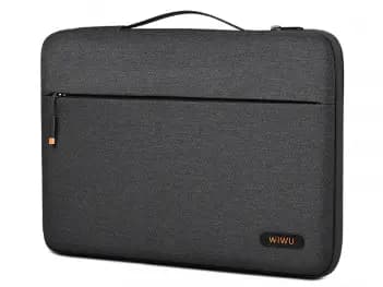 WIWU 13 Inch Pilot Laptop Sleeve Case Black - Retractable waterproof TPU handle, firm and scratch resistant (2)