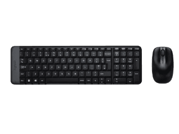 Logitech MK220 Wireless Keyboard And Mouse Combo Black - With 2 Years Warranty