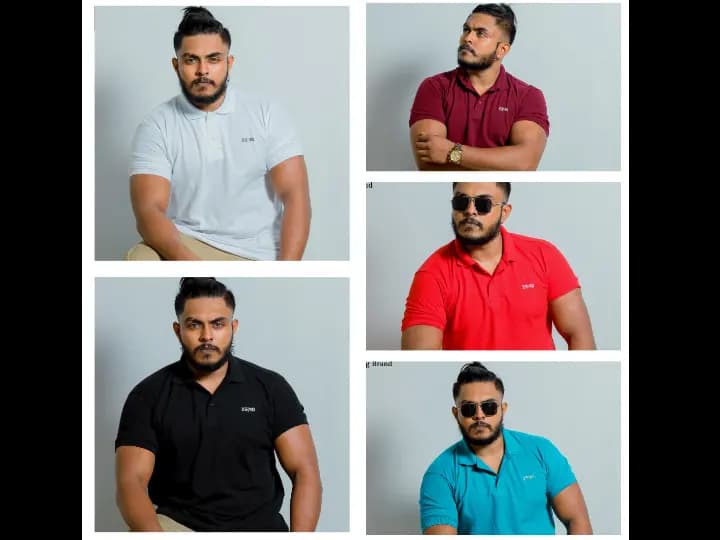 Men's Slim Fit Collar Polo T-Shirts