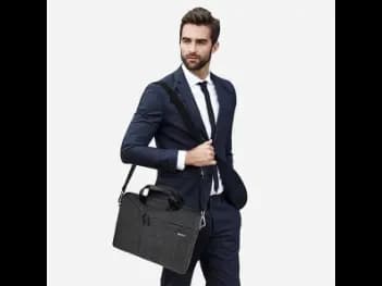 WIWU 15.4 Inch City Commuter Bag For Laptop/ Ultrabook – Blac - Premium nylon fabric (6)
