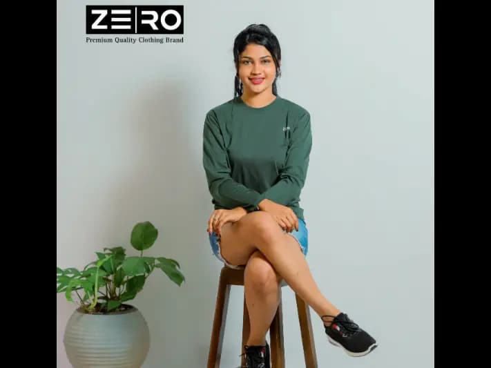 Regular Fit Long Sleeve T-Shirt - Army Green (2)