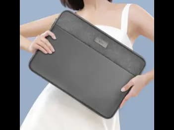 WIWU 16 inch Minimalist Laptop Sleeve – Gray - Water-resistant material (5)