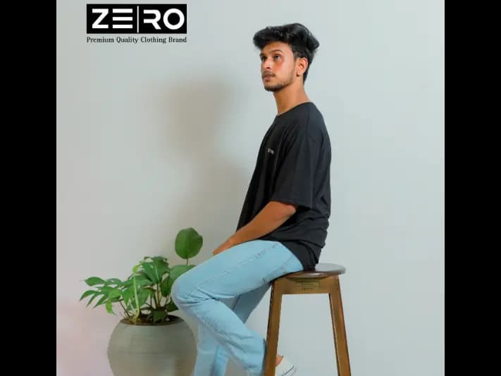 Men's Oversized Baggy T-Shirts - Black (2)