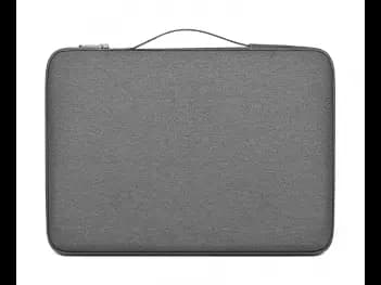 WIWU 13 Inch Pilot Laptop Sleeve Case Gray - Retractable waterproof TPU handle, firm and scratch resistant (3)