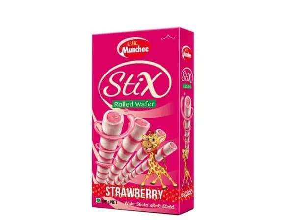 Munchee Wafer Sticks Strawberry