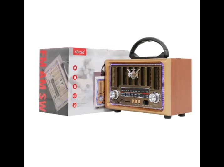 KTF-2016 Full Band Retro Radio Portable Bluetooth Speaker 1 Month Warranty (3)
